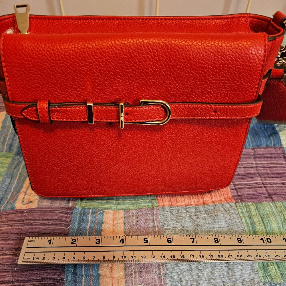 DKNY Penelope Small Flap Crossbody - Chili, NWT - Picture 5 of 10